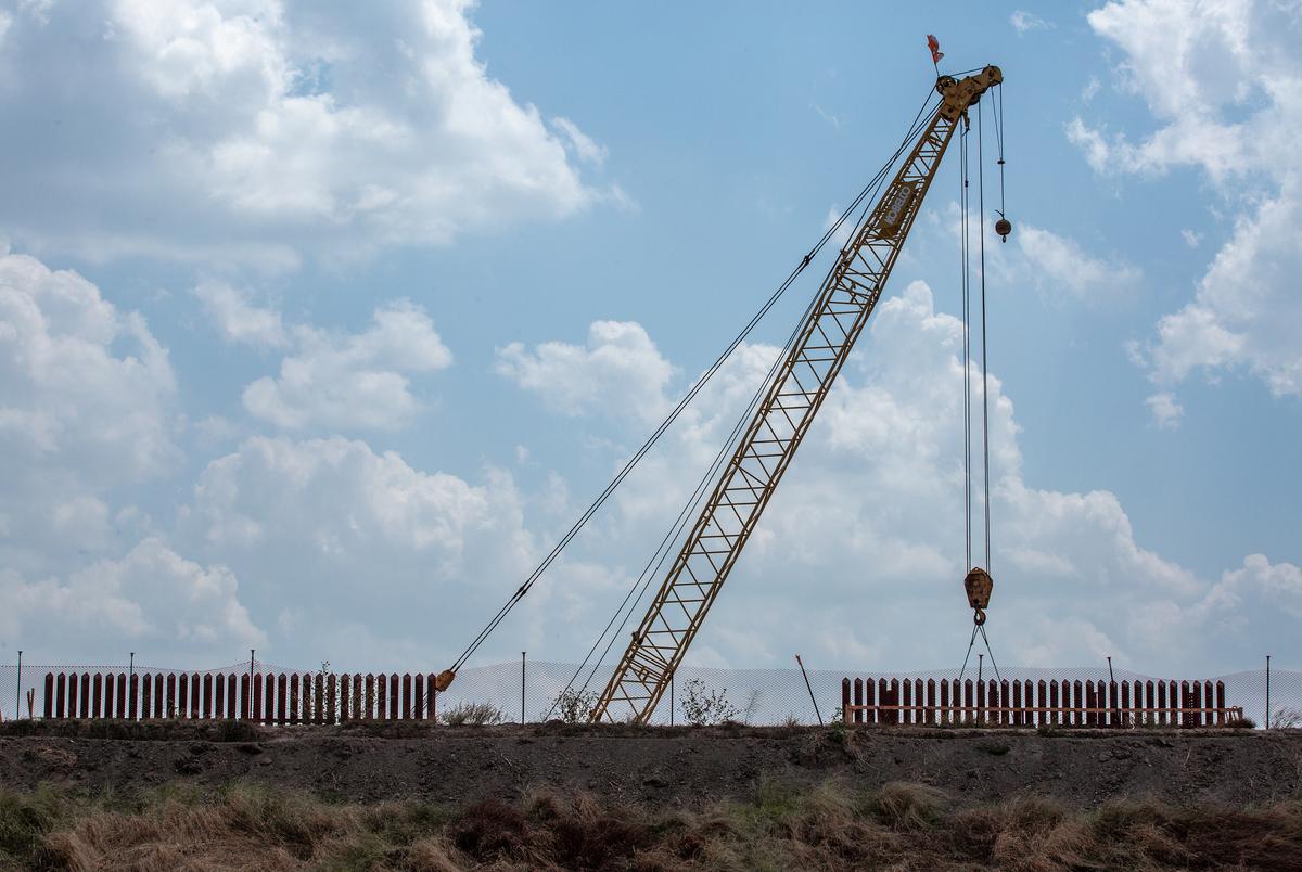 The federal government calls it a levee. South Texas immigration
